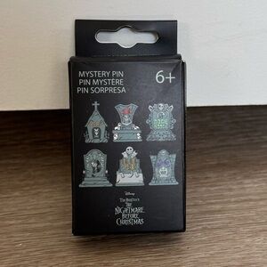 Loungefly Nightmare Before Christmas Mystery Pin Blind Box NBC Tombstone NWT